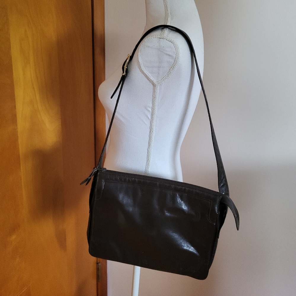 Vintage Susan Gail Brown Leather Shoulder Bag MCM - Picture 3 of 10